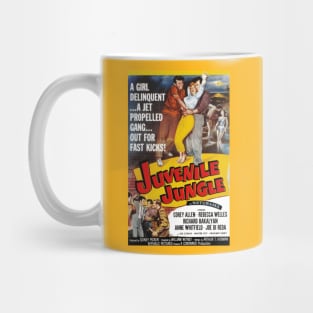 Vintage Drive-In Movie Poster - Juvenile Jungle Mug